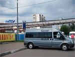 Бесплатный автобус Genser в пункт аренды автомобилей АрендаАвто-нвш на ул.Добролюбова